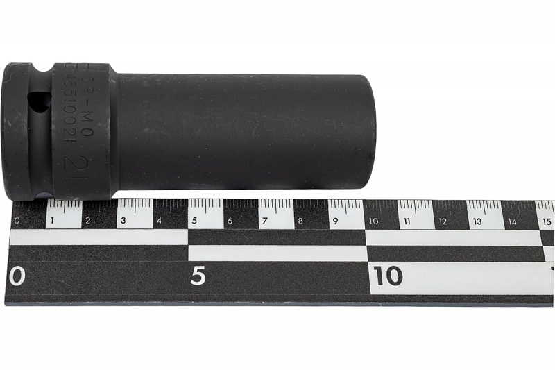 46510021 Головка 3/4" 6-ти гранная ударная высокая 21мм. L=100мм. FORCE 3