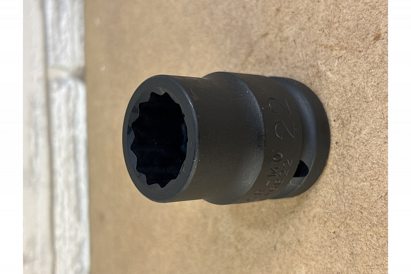 46822 Головка 3/4" 12-ти гранная ударная 22мм. FORCE 3