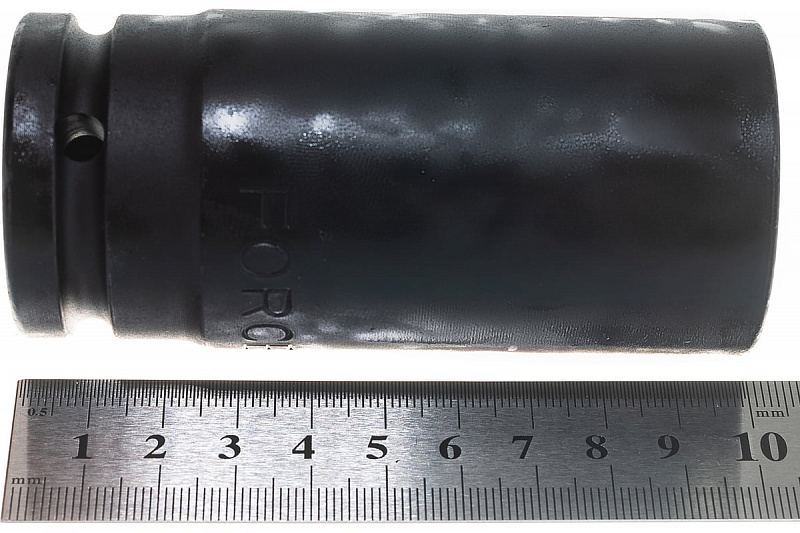 46510032 Головка 3/4" 6-ти гранная ударная высокая 32мм. L=100мм. FORCE 4